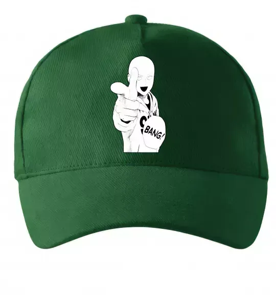 Кепка One puch man bang Темно-зелений фото