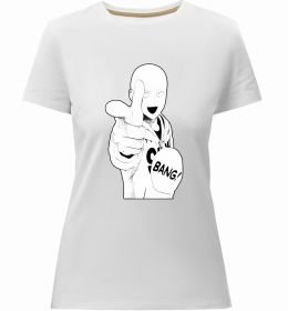 Жіноча преміум футболка One puch man bang