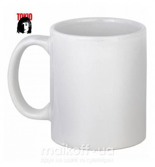 Чашка керамічна Бумажный дом TOKIO Білий фото