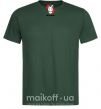 Чоловіча футболка BELLA CIAO пятна Темно-зелений фото