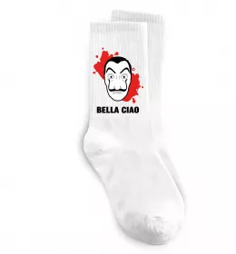 Шкарпетки BELLA CIAO пятна Білий фото