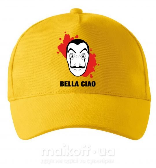 Кепка BELLA CIAO пятна Сонячно жовтий фото