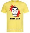 Чоловіча футболка BELLA CIAO пятна Лимонний фото
