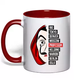 Чашка з кольоровою ручкою Чашка з кольоровою ручкою