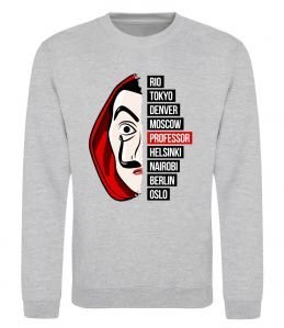 Свитшот Паперовий дім професор