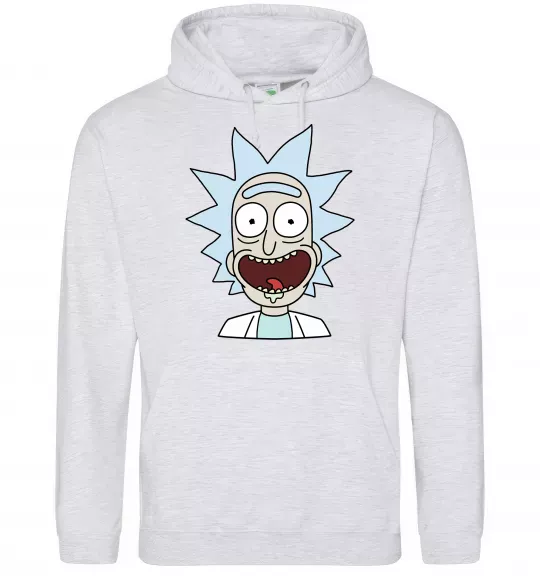 Женская толстовка (худи) Рік щасливий Серый меланж фото