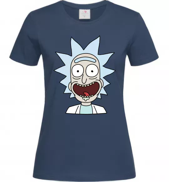 Жіноча футболка Рік щасливий Темно-синій фото
