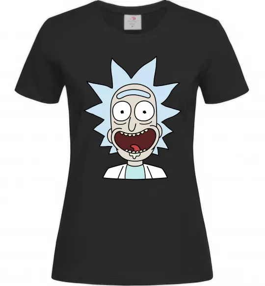 Жіноча футболка Рік щасливий Чорний фото