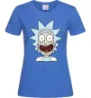 Жіноча футболка Рік щасливий Яскраво-синій фото
