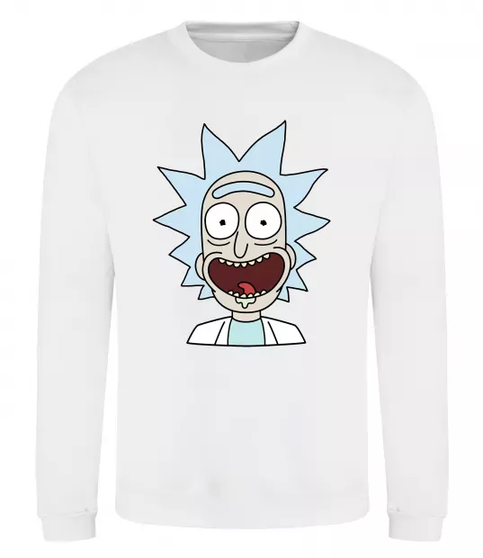 Свитшот Рік щасливий Белый фото