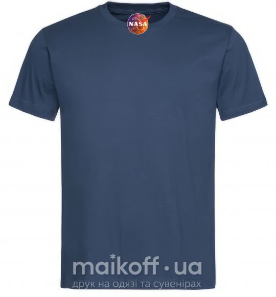 Мужская футболка Nasa logo космос Темно-синий фото