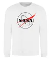 Свитшот Nasa logo контур Белый Свитшот Nasa logo контур Белый фото