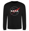 Світшот Nasa logo контур Чорний фото