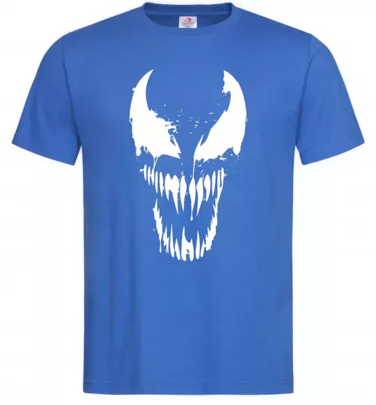 Мужская футболка Веном маска Ярко-синий фото