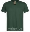 Чоловіча футболка Защитю! кот Темно-зелений фото