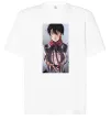 Футболка Оверсайз Атака титанів арт Білий фото