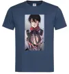 Чоловіча футболка Атака титанів арт Темно-синій Чоловіча футболка Атака титанів арт Темно-синій фото
