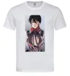 Чоловіча футболка Атака титанів арт Білий Чоловіча футболка Атака титанів арт Білий фото