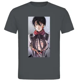 Мужская футболка Eren Yaeger Атака титанов Белый фото