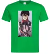 Чоловіча футболка Атака титанів арт Зелений Чоловіча футболка Атака титанів арт Зелений фото