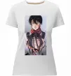 Жіноча преміум футболка Атака титанів арт Білий фото