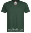Мужская футболка Fa la la la valhalla la Темно-зеленый фото