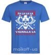 Чоловіча футболка Fa la la la valhalla la Яскраво-синій фото
