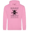 Женская толстовка (худи) Valhalla la viking Розовый фото