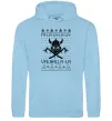 Женская толстовка (худи) Valhalla la viking Голубой фото