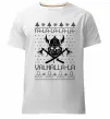 Чоловіча преміум футболка Valhalla la viking Білий фото