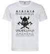 Мужская футболка Valhalla la viking Белый фото