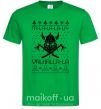 Чоловіча футболка Valhalla la viking Зелений фото