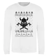 Свитшот Valhalla la viking Белый фото