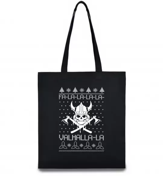 Еко-сумка Valhalla la viking Чорний фото