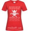 Жіноча футболка Valhalla la viking Червоний фото