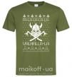 Мужская футболка Valhalla la viking Оливковый фото