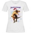 Жіноча футболка Шампанозавр Білий фото