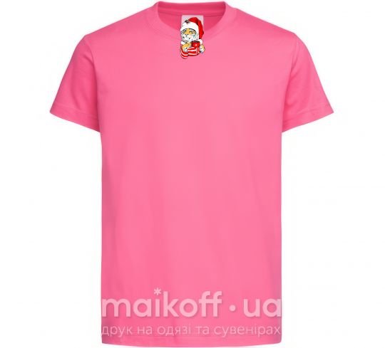 Детская футболка Тигр новый год цуи Ярко-розовый фото