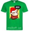 Чоловіча футболка Merry meow Зелений фото