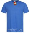 Мужская футболка Merry meow Ярко-синий фото