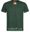 Мужская футболка Merry meow Темно-зеленый фото