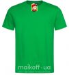 Мужская футболка Merry meow Зеленый фото