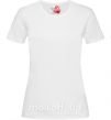 Жіноча футболка Аниме девушка санта Білий фото