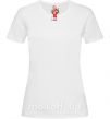 Жіноча футболка Аниме девочка санта Білий фото