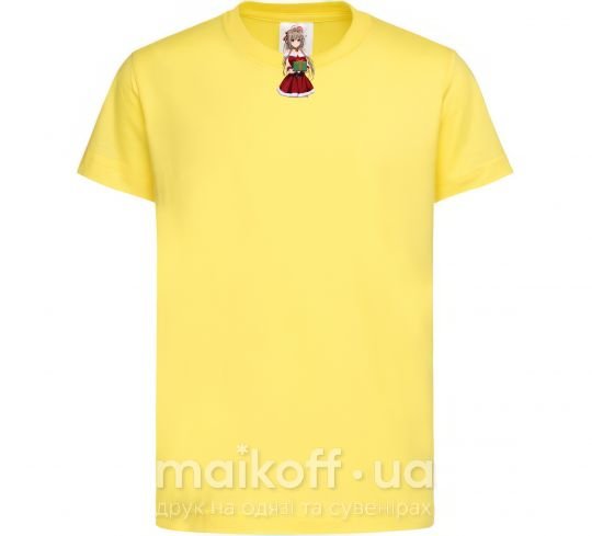 Дитяча футболка Аниме с подарком Лимонний фото