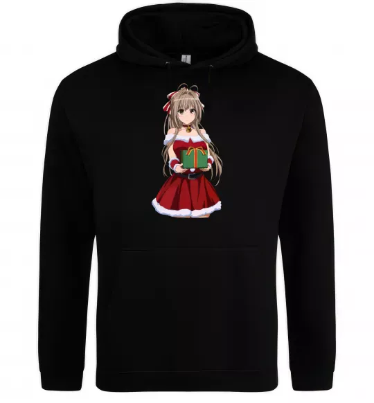 Женская толстовка (худи) Аніме з подарунком Черный фото