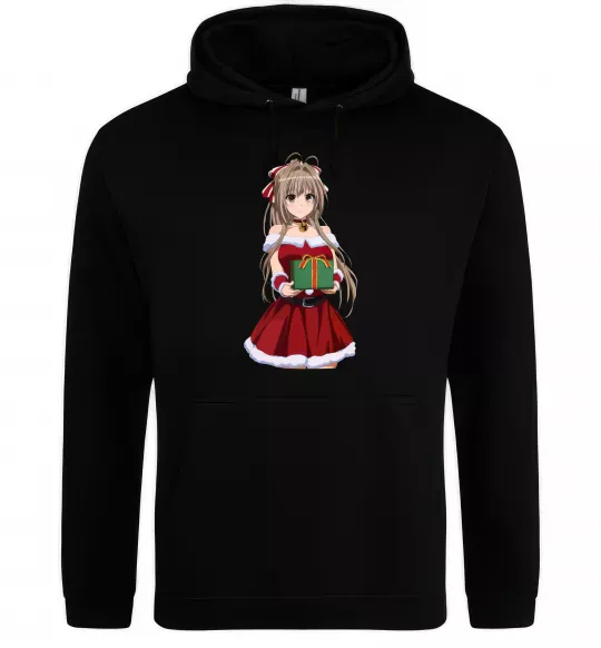 Мужская толстовка (худи) Аніме з подарунком Черный фото
