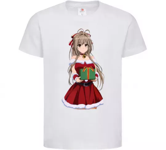 Дитяча футболка Аніме з подарунком Білий фото