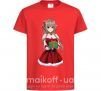 Детская футболка Аниме с подарком Красный фото