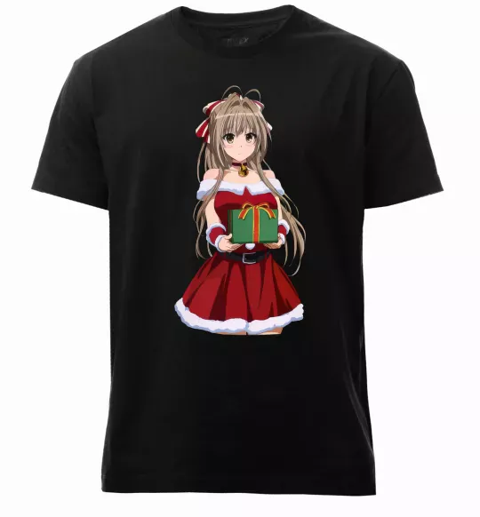 Чоловіча преміум футболка Аніме з подарунком Чорний фото